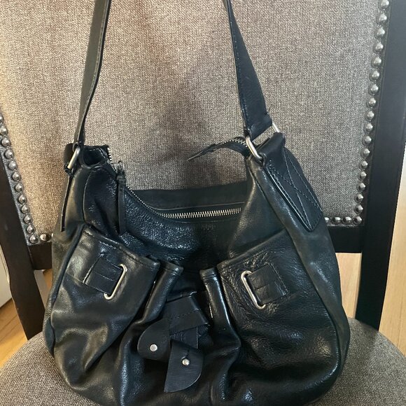 DKNY soft black leather small bag - Picture 2 of 9